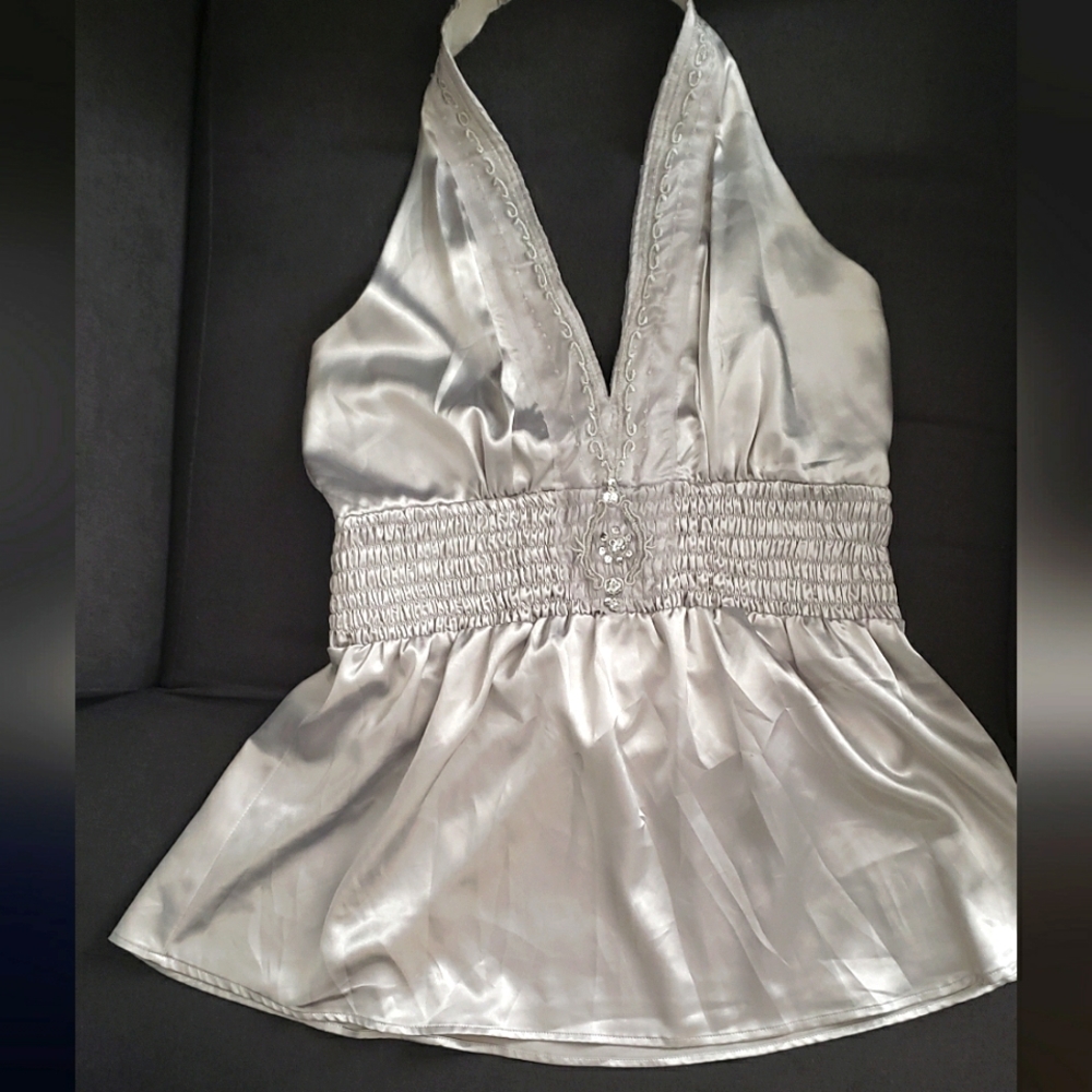Formal backless top